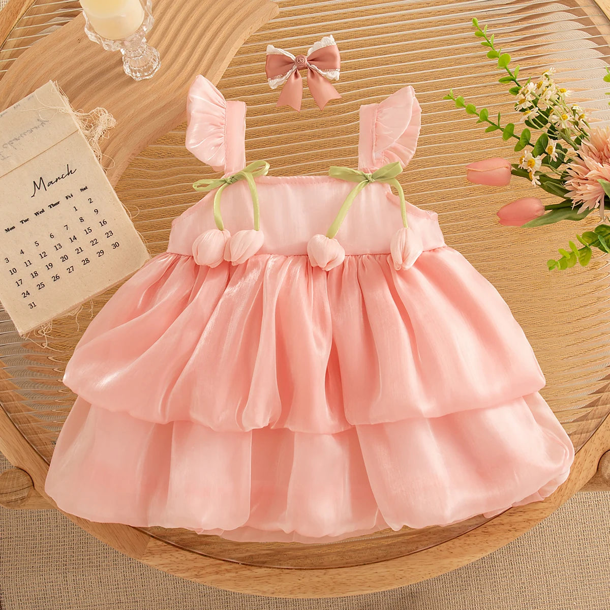 Vestido Bebê Princesa Chiffon – Lara