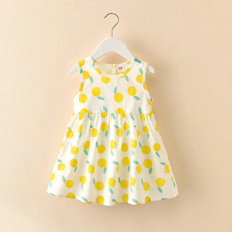 Vestido Infantil de Verão em Algodão