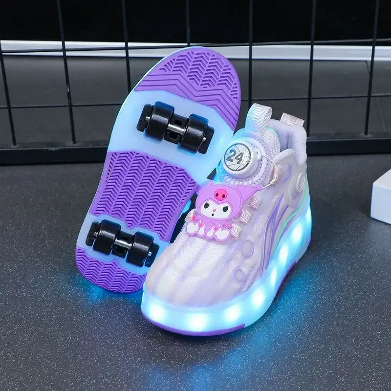 Patins Infantis com Rodas Luminosas