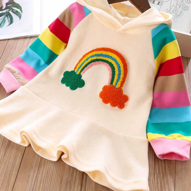 Vestido Infantil Arco-Íris – Melario