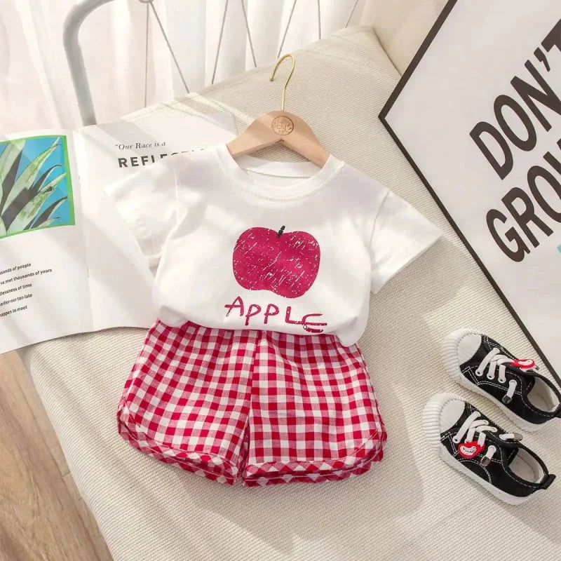 Conjunto Infantil Tshirt Fruits