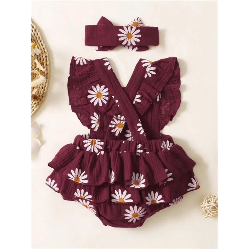 Macacão Romper Infantil Margarida