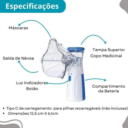 Nebulizador de Malha Silenciosa
