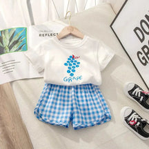 Conjunto Infantil Tshirt Fruits