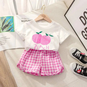 Conjunto Infantil Tshirt Fruits