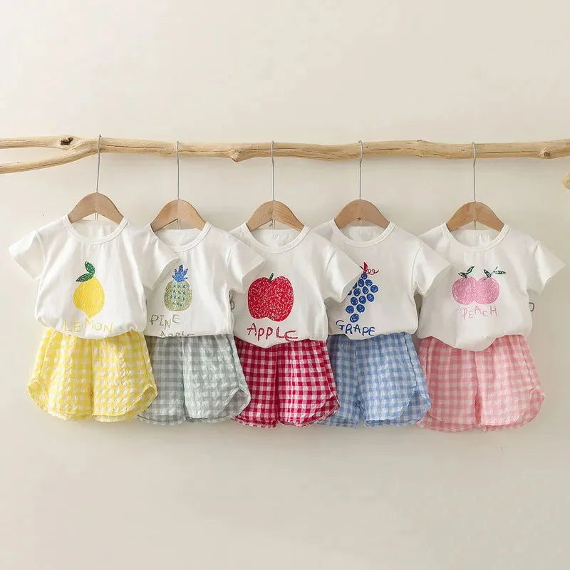Conjunto Infantil Tshirt Fruits