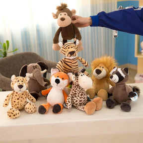 Coleção Safari Leo – Pelúcias Realistas de Animais da Floresta (25cm)