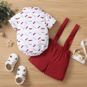 Conjunto Bebê Menino Suspensório – Gentleman