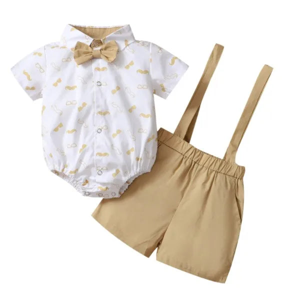 Conjunto Bebê Menino Suspensório – Gentleman