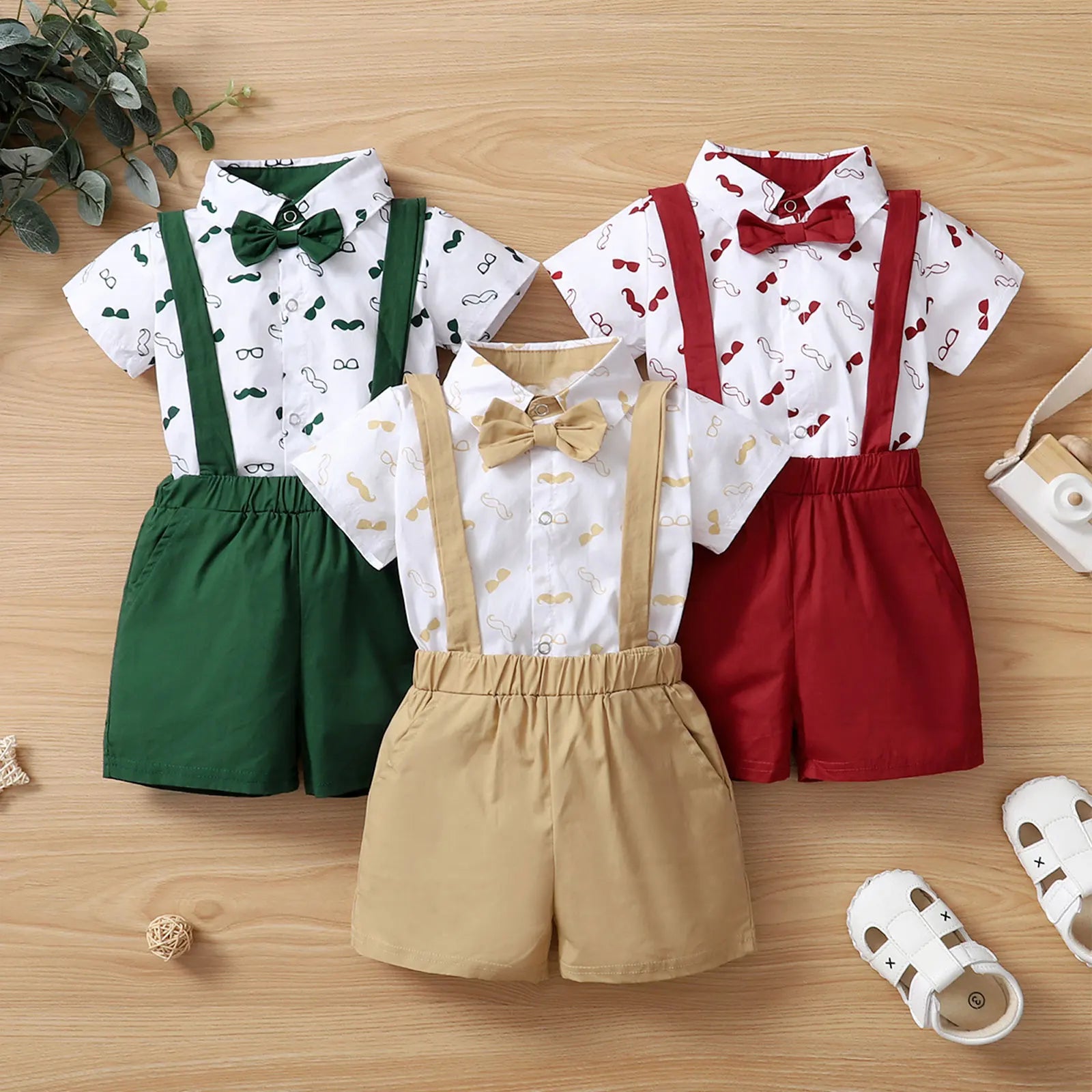 Conjunto Bebê Menino Suspensório – Gentleman