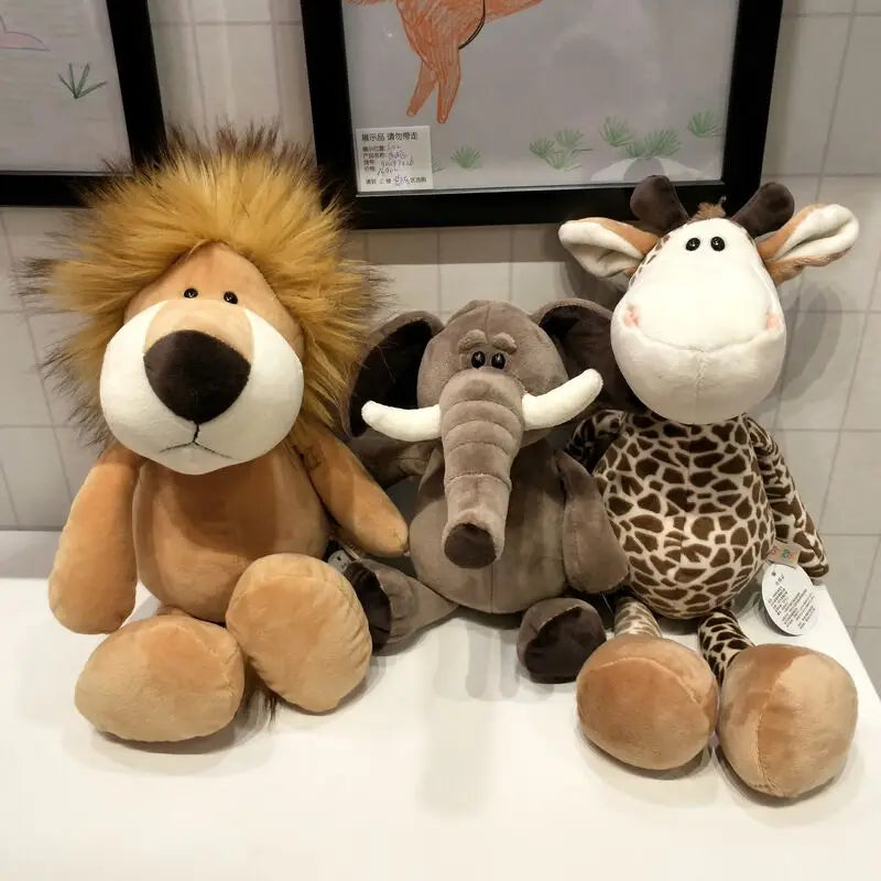 Coleção Safari Leo – Pelúcias Realistas de Animais da Floresta (25cm)