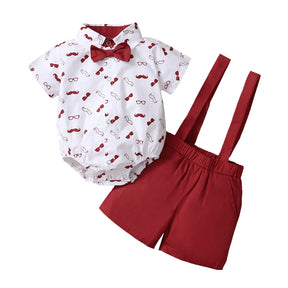 Conjunto Bebê Menino Suspensório – Gentleman