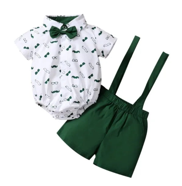 Conjunto Bebê Menino Suspensório – Gentleman