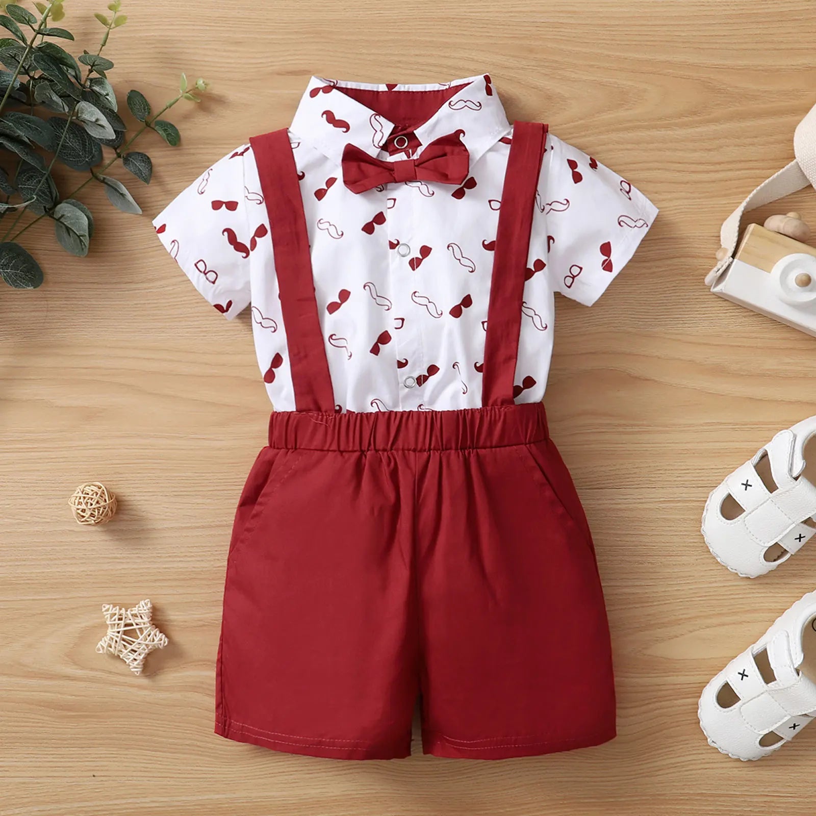 Conjunto Bebê Menino Suspensório – Gentleman