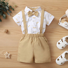 Conjunto Bebê Menino Suspensório – Gentleman