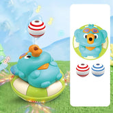 Brinquedo Montessori de Soprar Bola – Animal Divertido com Bola Flutuante para Equilíbrio e Coordenação Infantil