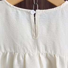 Vestido Isabela – Modelo Casual com Pregas para Meninas