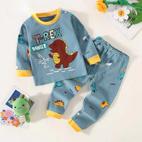 Pijama Infantil “Urso Fofo” – Conjunto de Algodão com Estampa de Urso e Letras