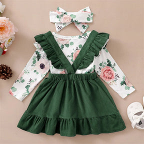 Conjunto Floral Suspensório – Encanto