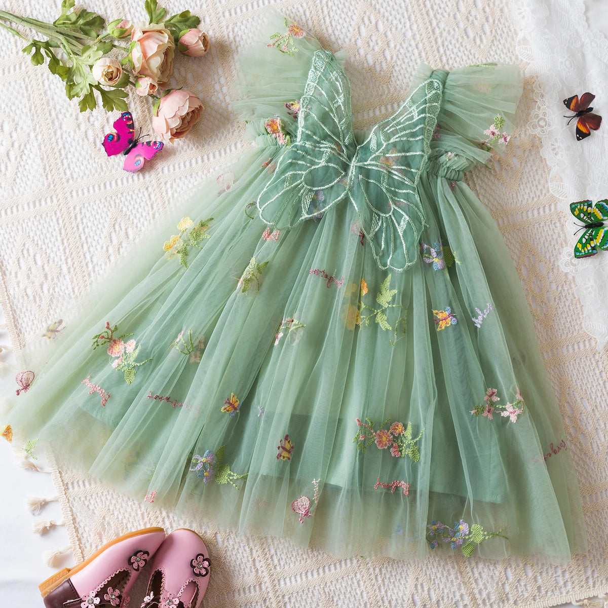 Vestido Princesa Borboletas – Fairy Wings