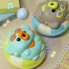 Brinquedo Montessori de Soprar Bola – Animal Divertido com Bola Flutuante para Equilíbrio e Coordenação Infantil