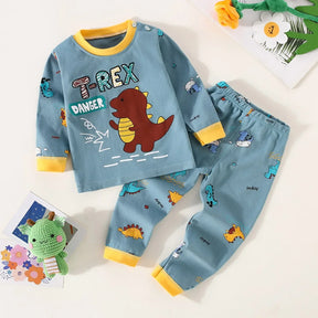 Pijama Infantil “Urso Fofo” – Conjunto de Algodão com Estampa de Urso e Letras