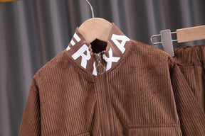 Conjunto Infantil “Lorenzo Veludo” – 2 Peças