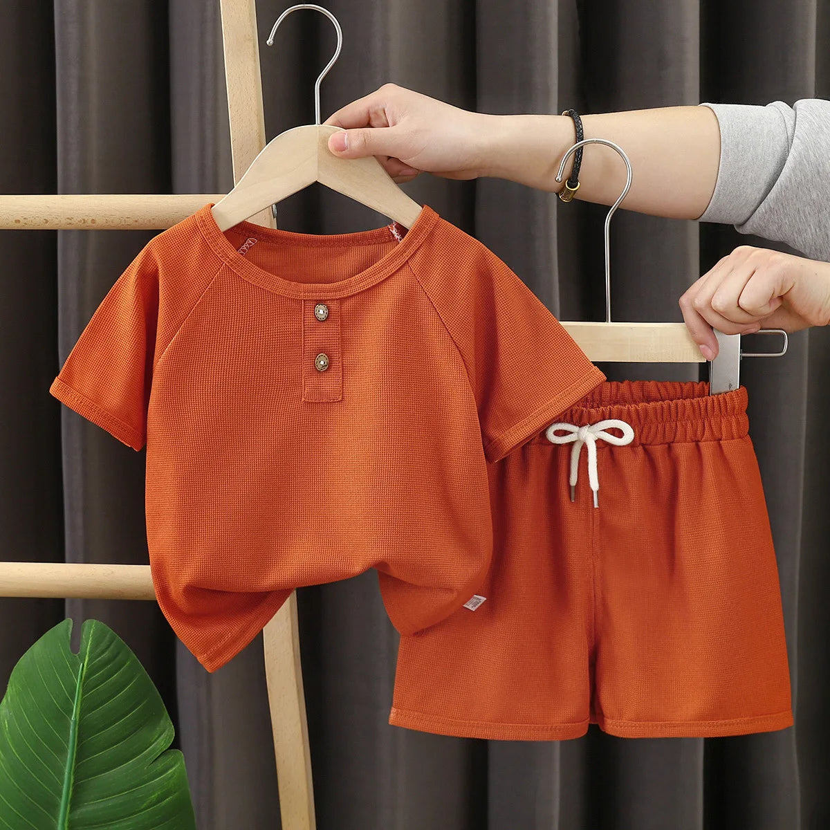 Conjunto Infantil “Caio Waffle” – 2 Peças