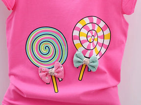 Conjunto Infantil Feminino Pirulito