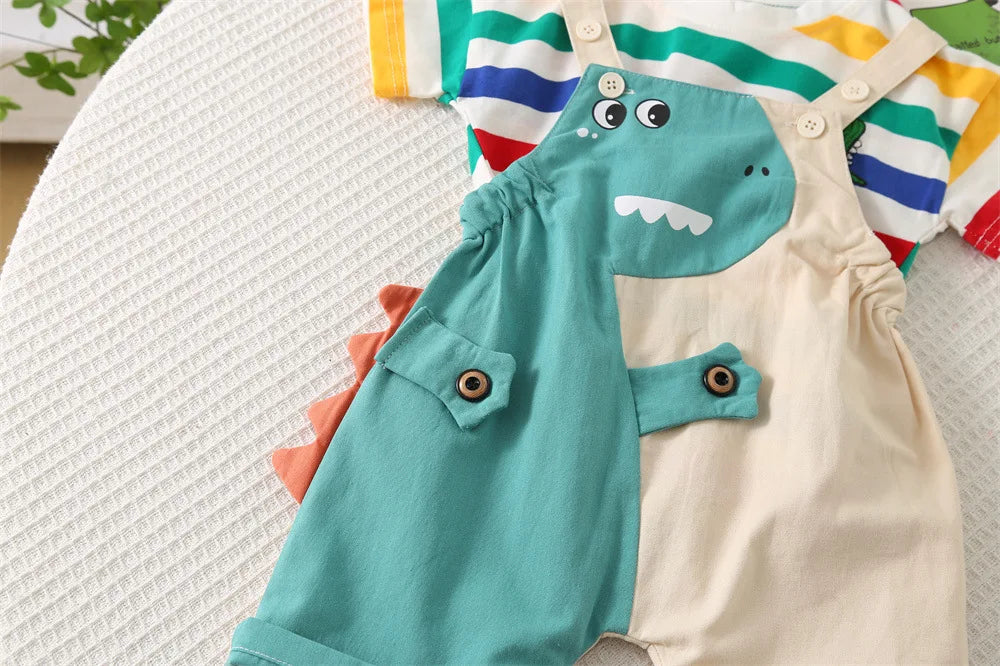 Conjunto Infantil “Dino Colorê”