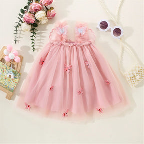 Vestido Sofia – Vestido Princesa com Alças de Borboleta e Tule