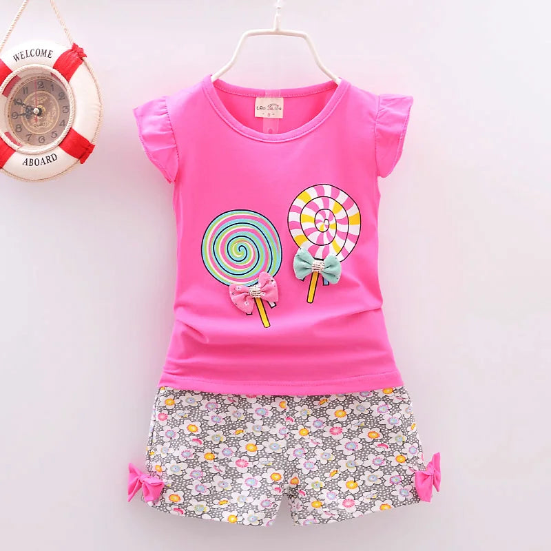Conjunto Infantil Feminino Pirulito