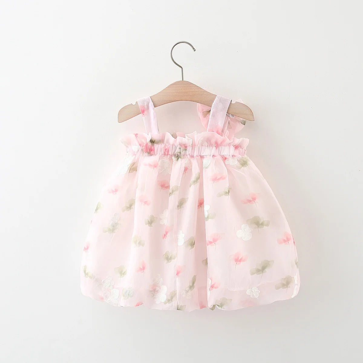 Vestido Bella – Vestido Regata com Laço Bordado em Tule