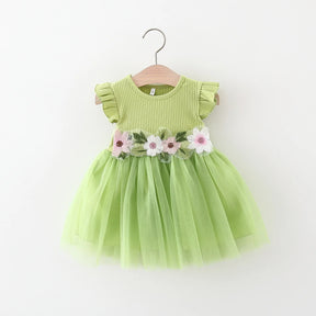 Vestido Floral Mesh – Aurora