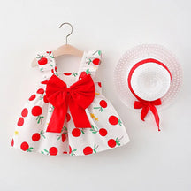 Conjunto Frutinhas de Verão – 2 Peças com Chapéu