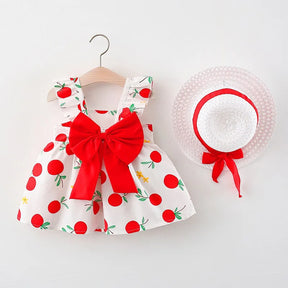 Conjunto Frutinhas de Verão – 2 Peças com Chapéu
