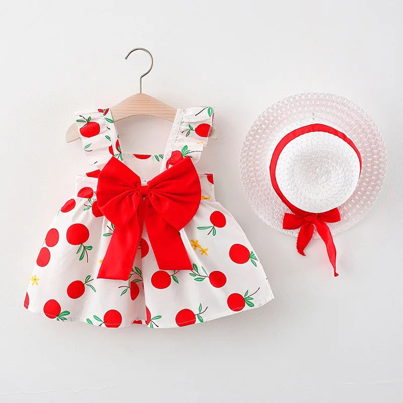 Conjunto Frutinhas de Verão – 2 Peças com Chapéu
