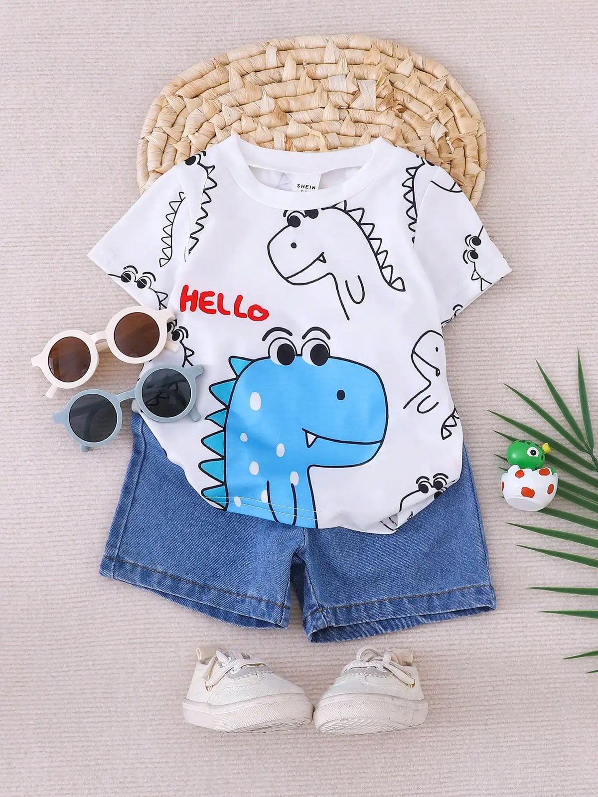 Conjunto Infantil “Dino Vibes” – 2 Peças