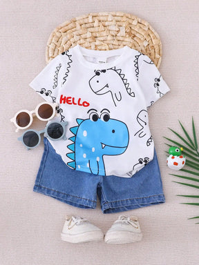 Conjunto Infantil “Dino Vibes” – 2 Peças