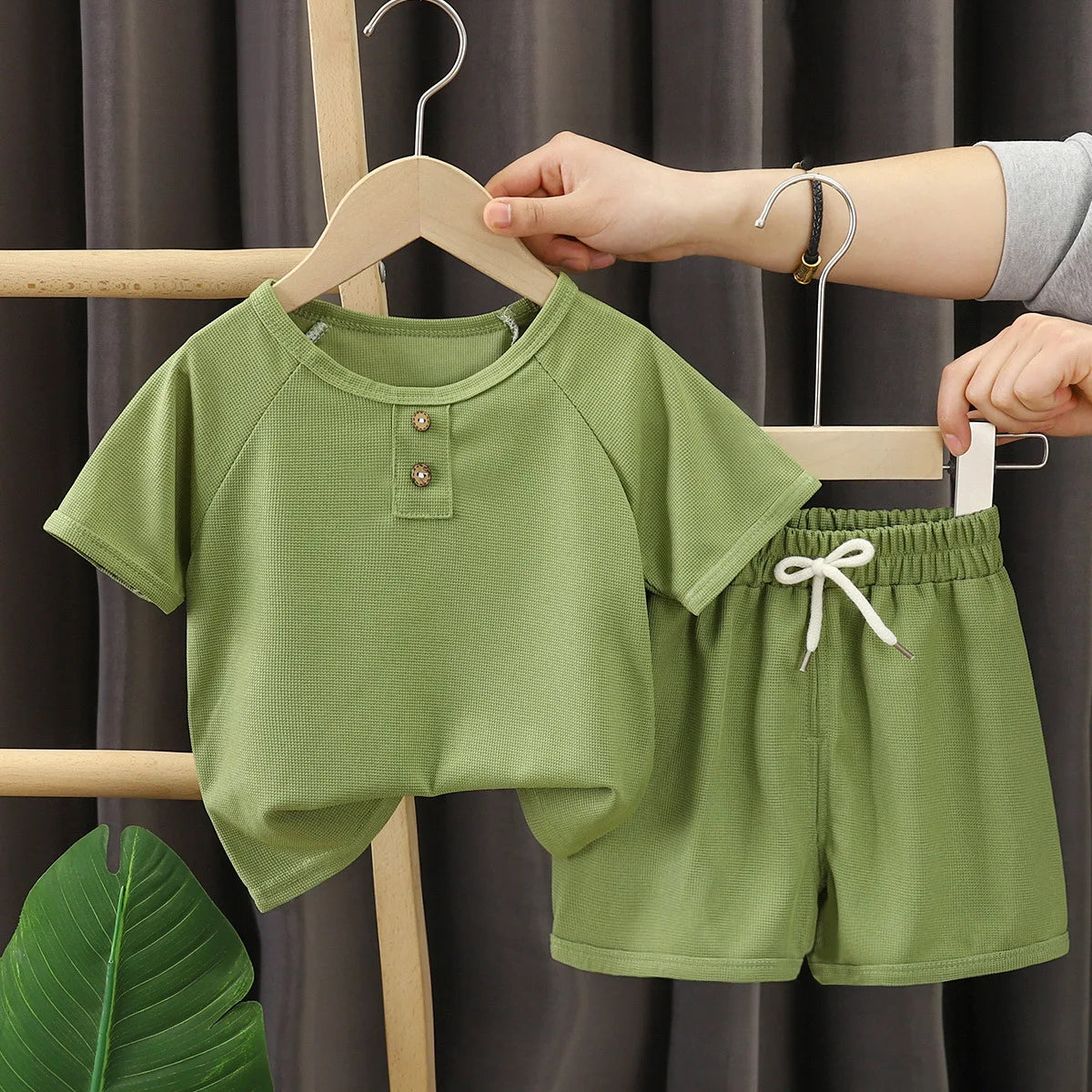 Conjunto Infantil “Caio Waffle” – 2 Peças