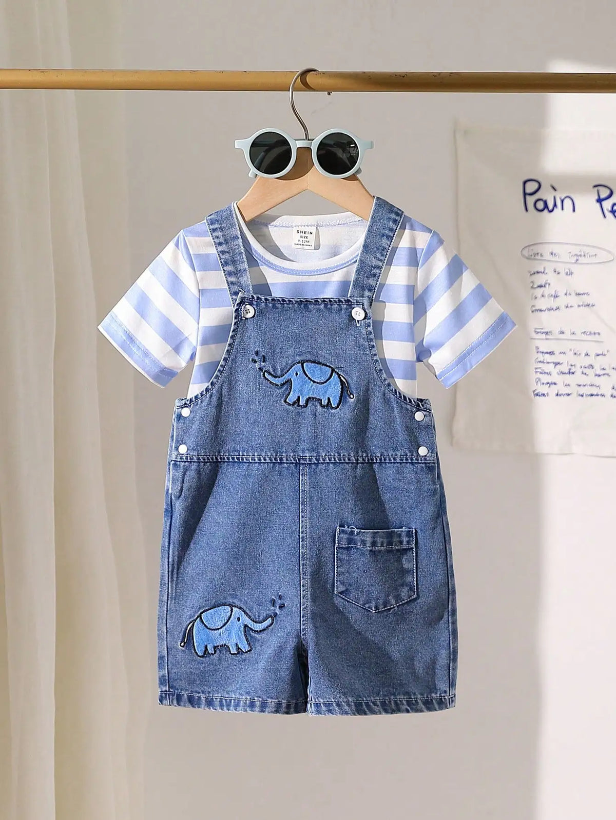 Conjunto Infantil “Theo Elefante” – 2 Peças