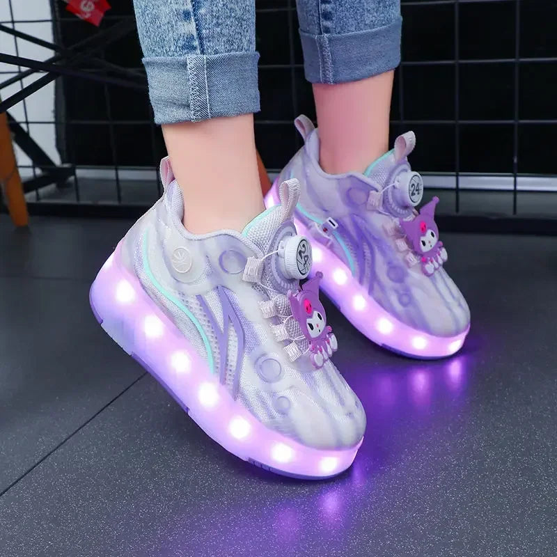Patins Infantis com Rodas Luminosas