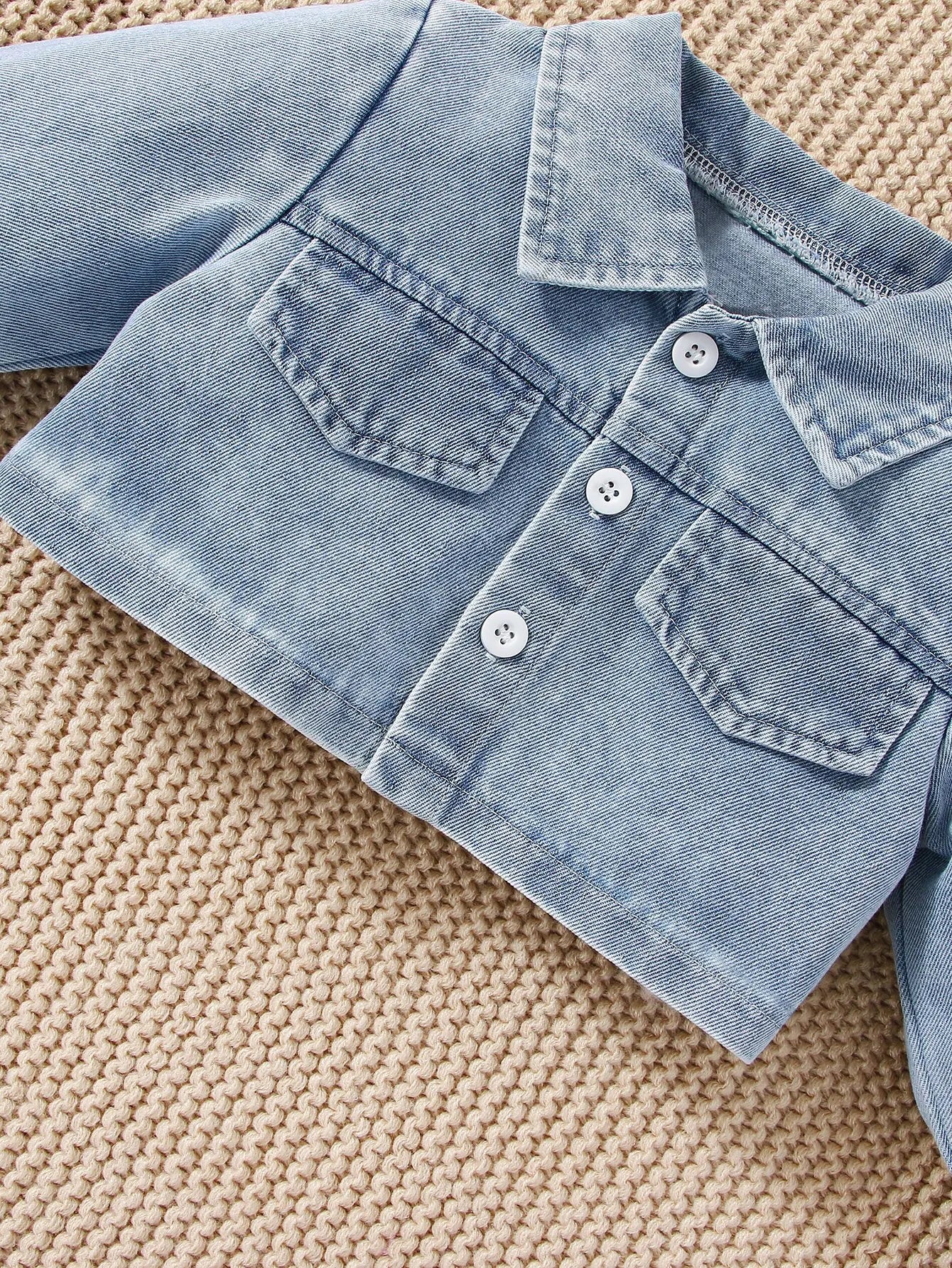 Conjunto Denim Floral – Sofia