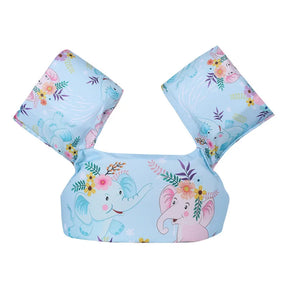 Colete de Flutuação Infantil com Braçadeiras de Espuma para Piscina e Praia