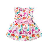 Vestido Infantil “Dino Divertido” – Sem Manga