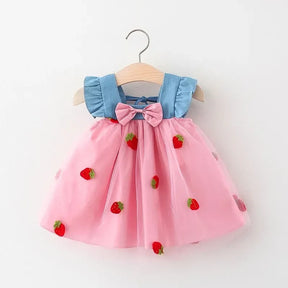 Vestido Infantil Moranguinho – Nina