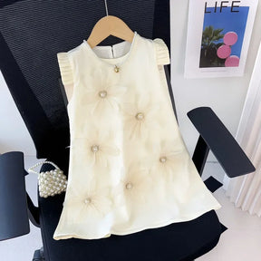 Vestido Lívia – Vestido Princesa com Flores 3D