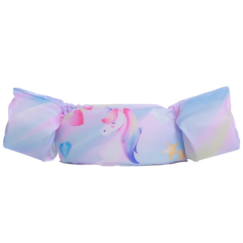 Colete de Flutuação Infantil com Braçadeiras de Espuma para Piscina e Praia