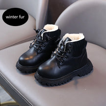 Botas Chelsea Infantis em Couro