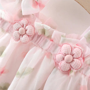 Vestido Bella – Vestido Regata com Laço Bordado em Tule